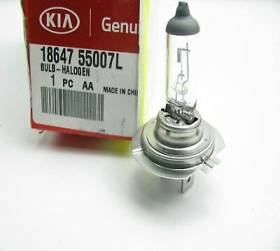 لامپ هالوژن / خودروهای کیا / کد فنی 1864755007L
